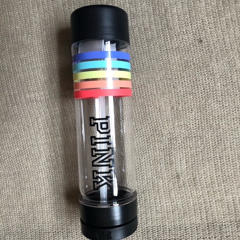 Pink water bottle